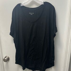 Ava & Viv Black Short Sleeve Tee